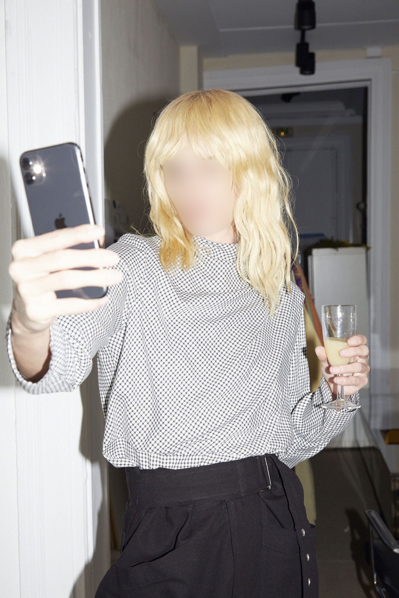 Blouse Blanche Sassy - Vichy