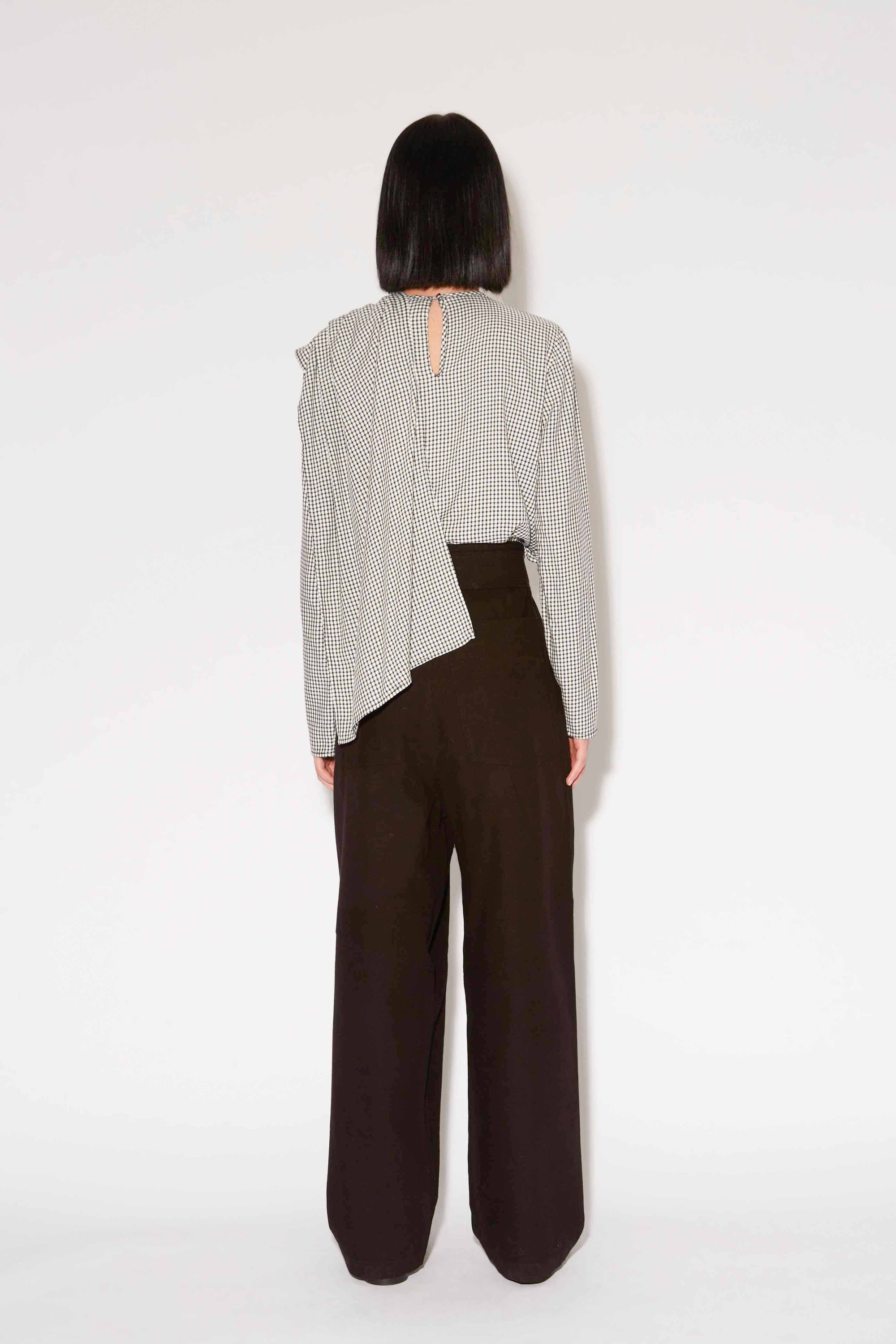 Blouse Blanche Sassy - Vichy
