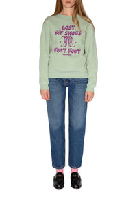 Sweatshirt Louis Lost - Aqua