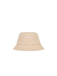 Bob à logo brodé - Beige