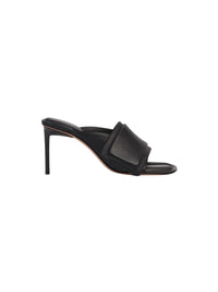 Mules Aqua en cuir - Black