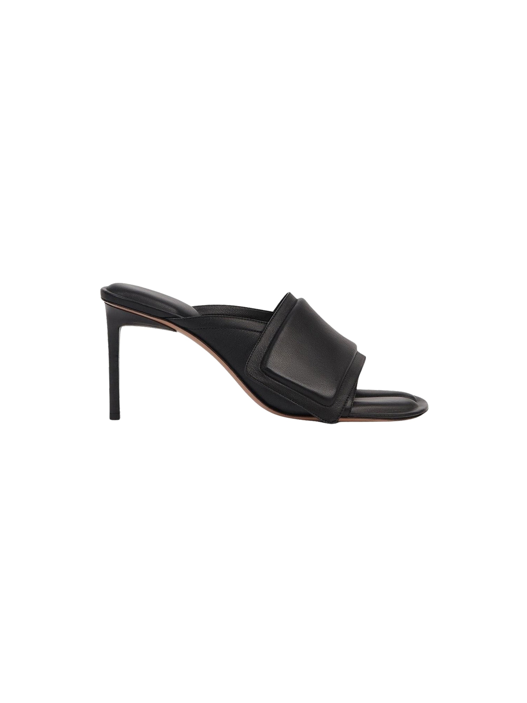 Mules Aqua en cuir - Black