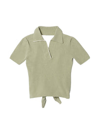 Polo Bagnu à dos noué - Khaki
