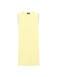 120€ / 2 sold //110 QTY / ST2%   Robe courte Sorbetto - Light Yellow