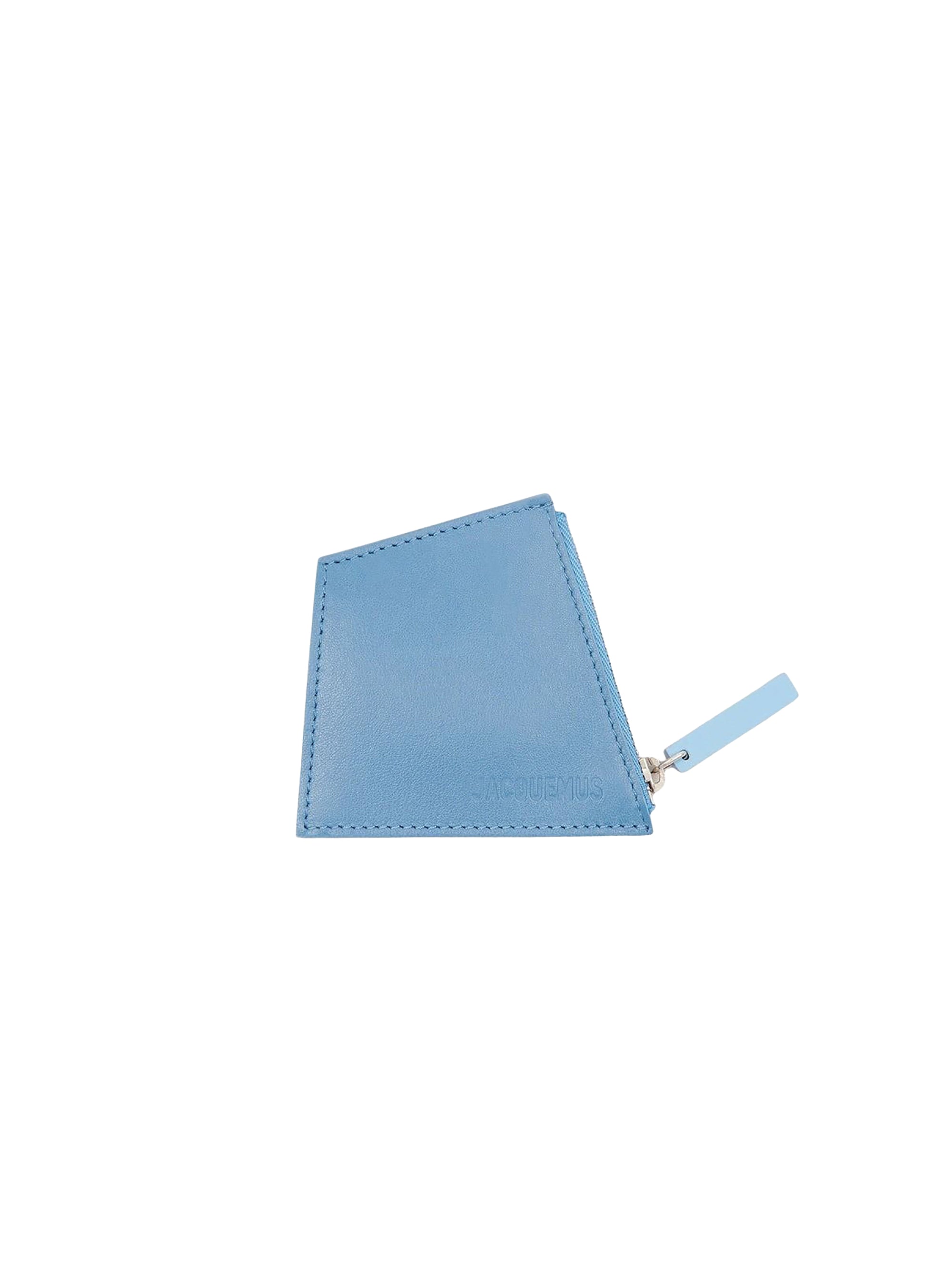 Porte-monnaie Trapezu en cuir - Blue