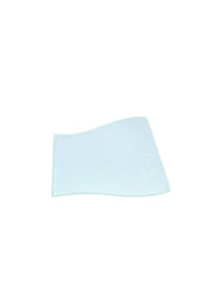 50€ / 0 sold //0 QTY / ST0%   Petite pochette Vague en cuir - Light Blue