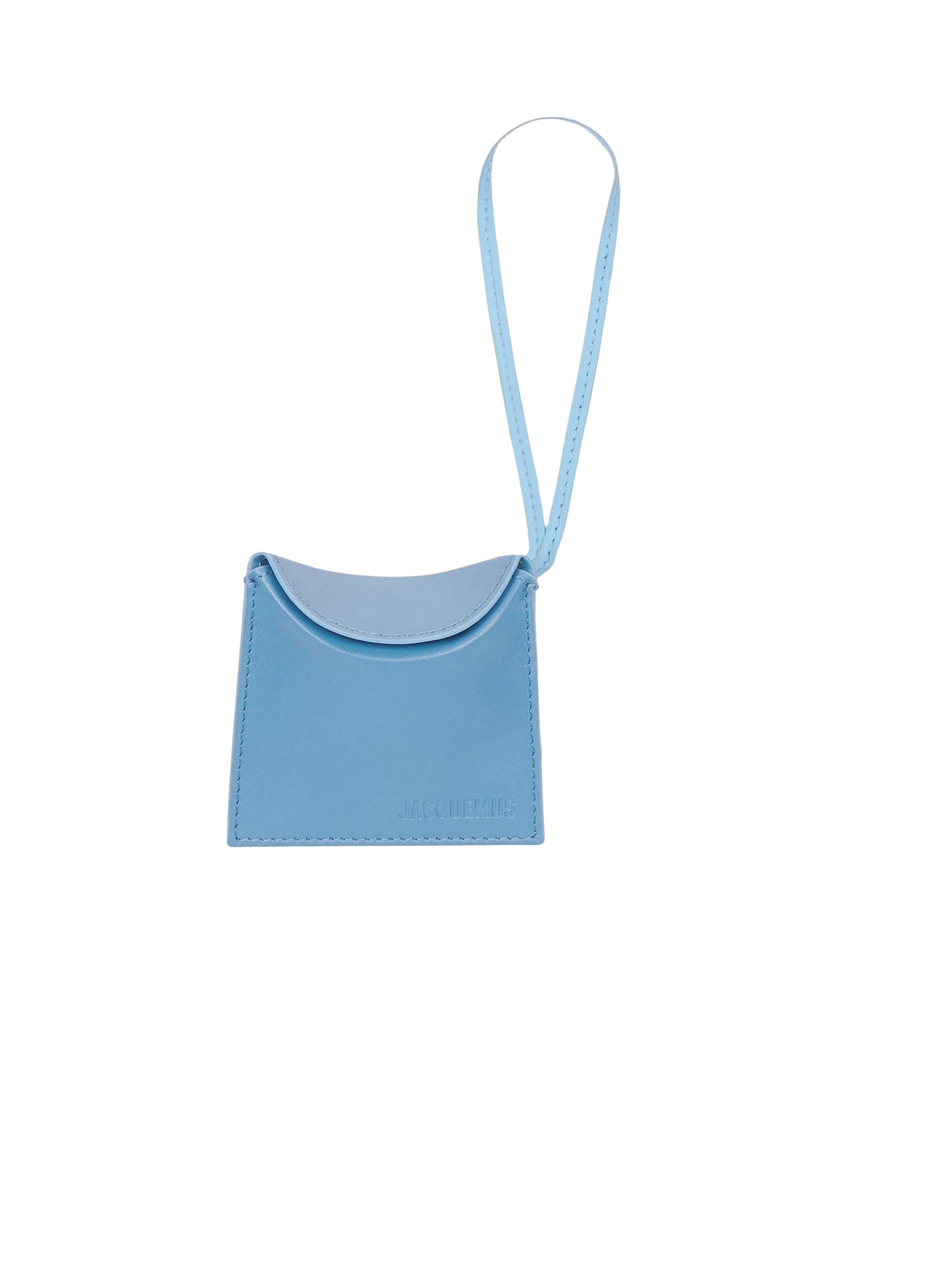 Petite pochette Pitchoun en cuir - Blue