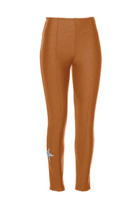 Pantalon taille haute Pegaso Glam - Camel