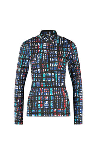Pull Ginger à imprimé - Bleu