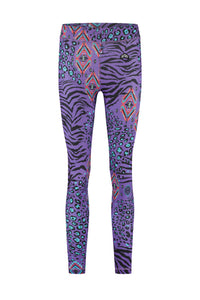 Legging Taka à imprimé - Violet