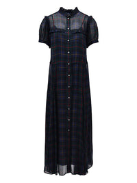 Robe écossaise à bordure volantée - Polo Tartan