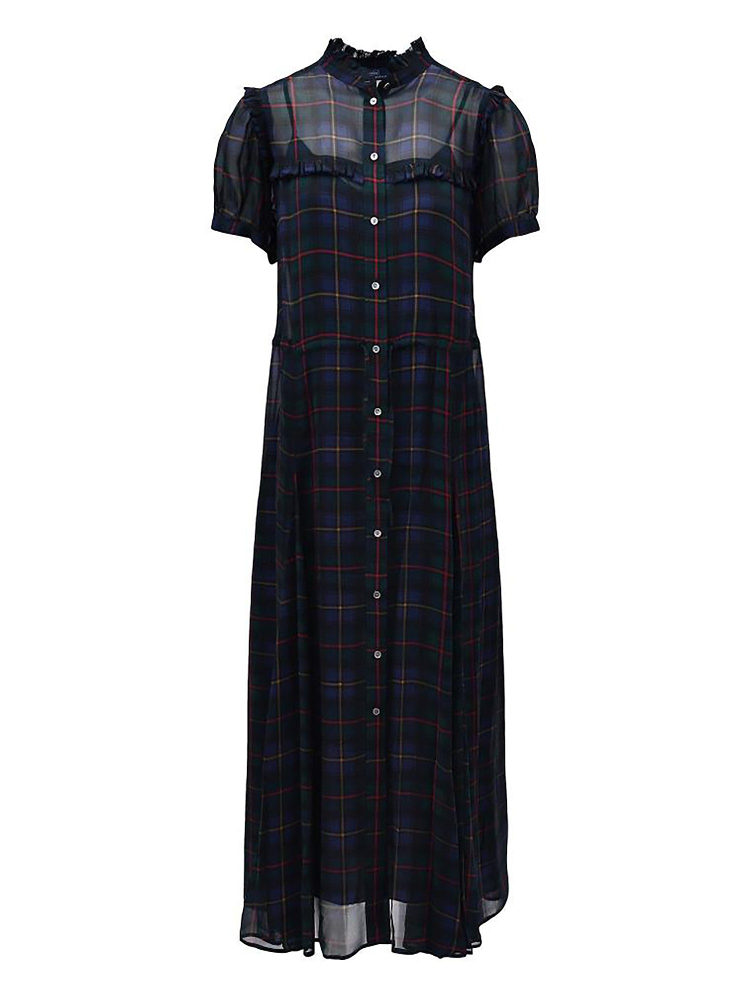 Robe écossaise à bordure volantée - Polo Tartan