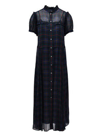 Robe écossaise à bordure volantée - Polo Tartan