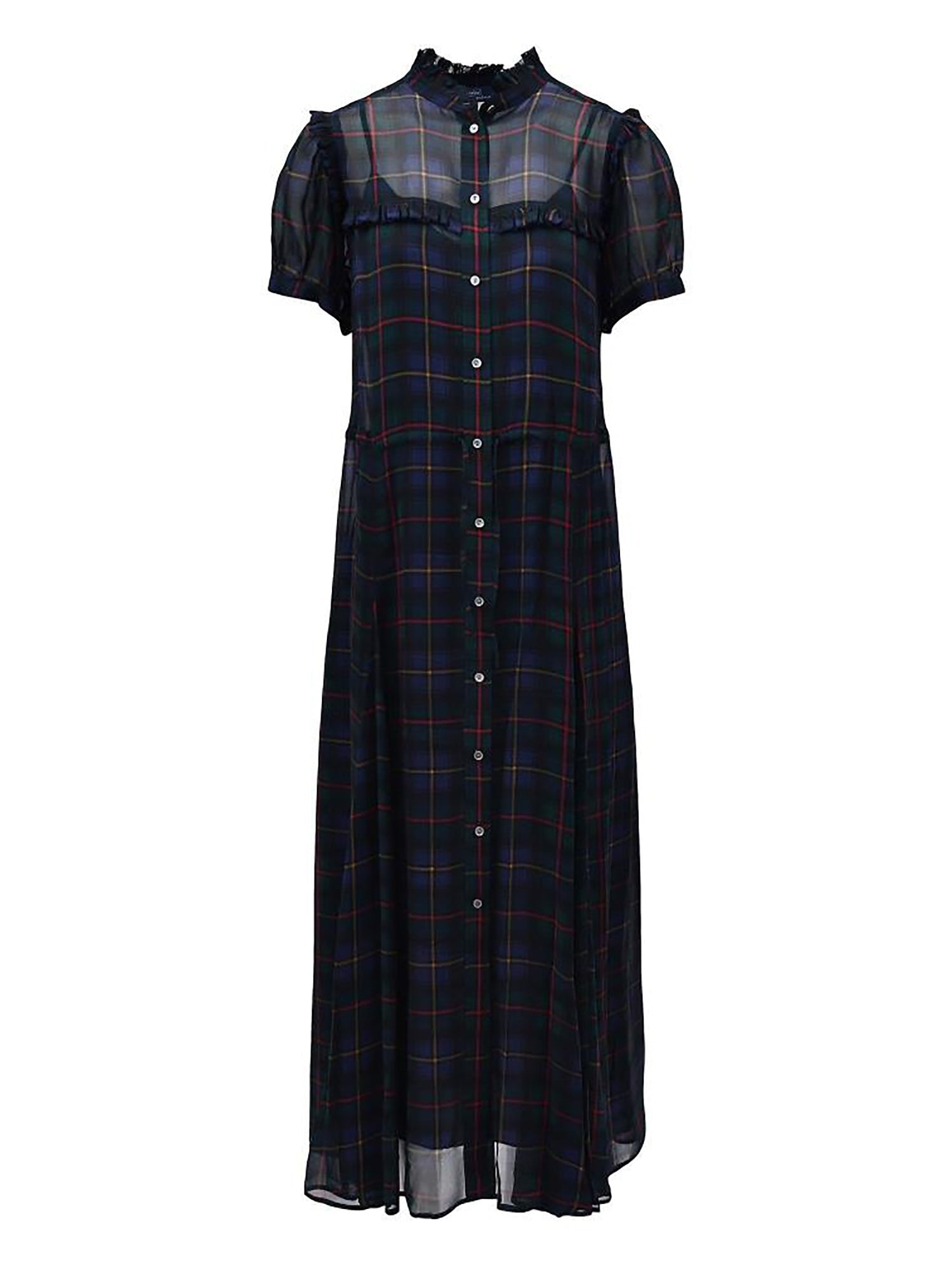 Robe écossaise à bordure volantée - Polo Tartan