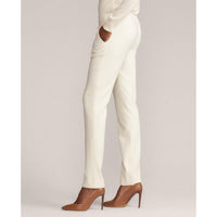 Pantalon Simone en crêpe de laine - Cream