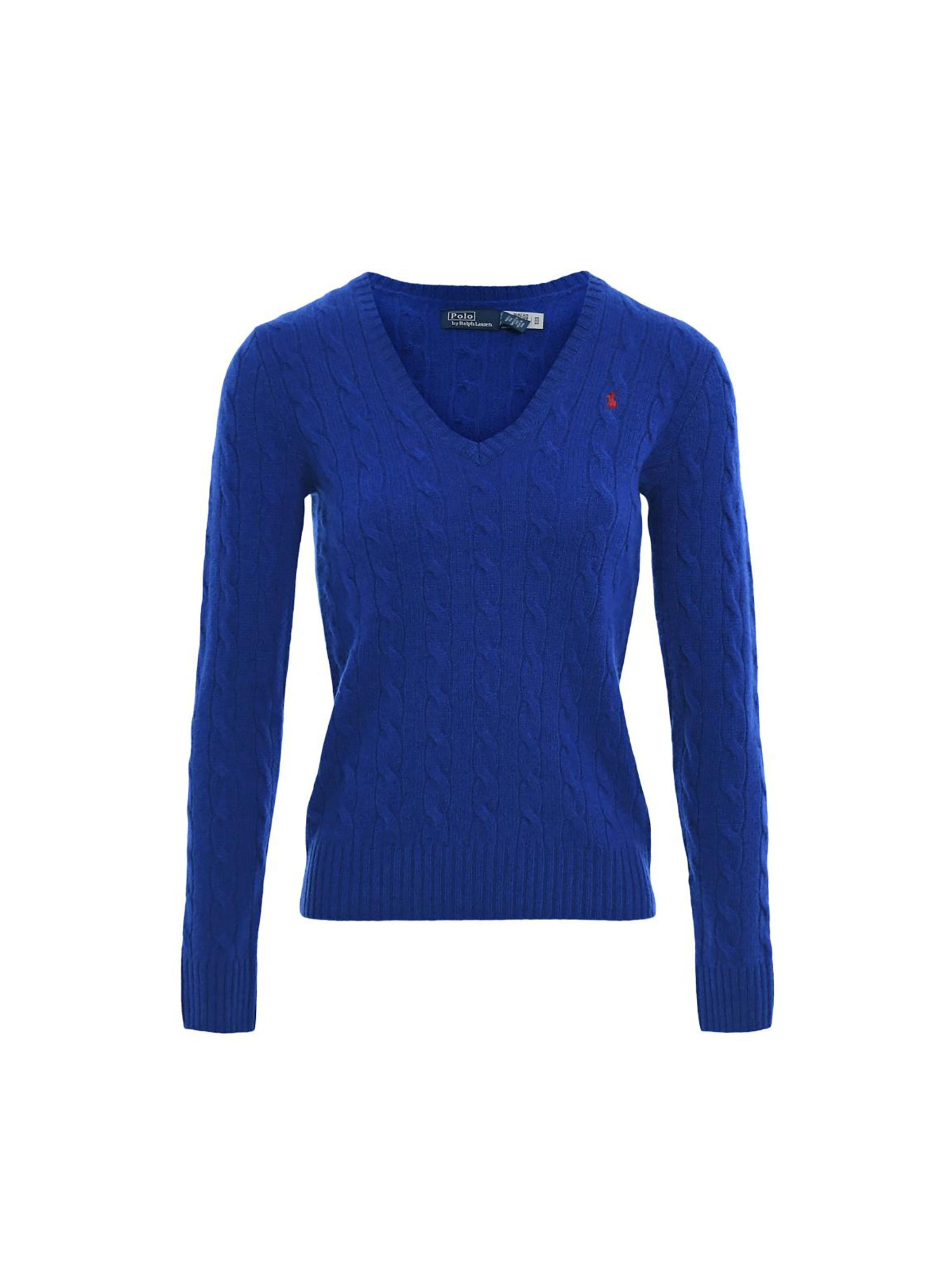 Pull col en V torsadé laine et cachemire - Heritage Royal