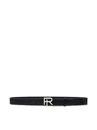 Ceinture RL en cuir lisse - Camel