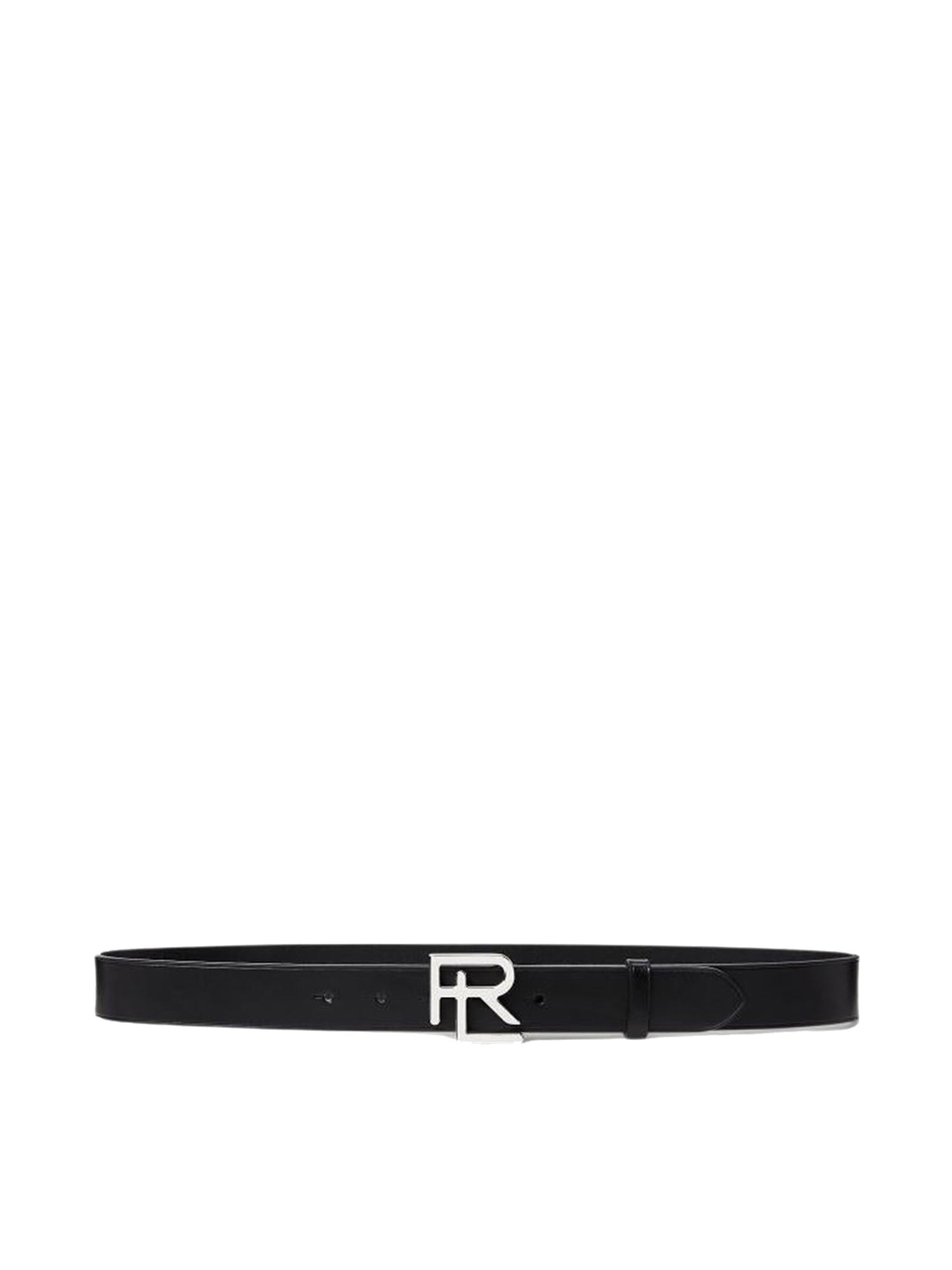 Ceinture RL en cuir lisse - Camel