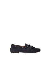 Harold leather driving loafers - Chairman Navy