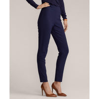 Pantalon sans poches en laine - Navy