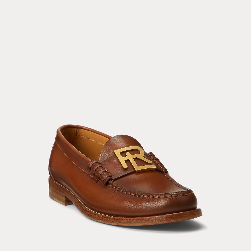 Mocassins Harlan en cuir tannée - Gold