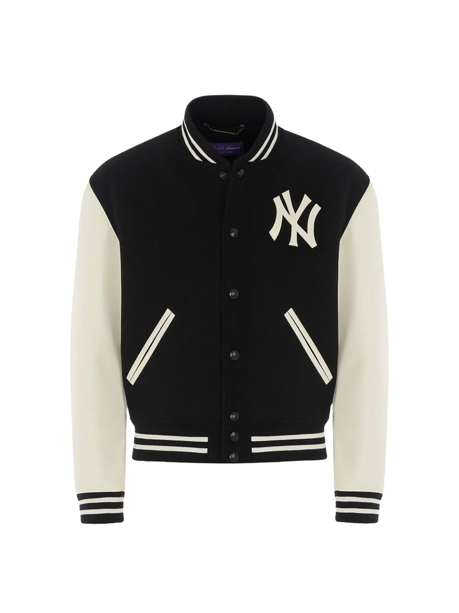 Veste Ralph Lauren Yankees en laine - Black Multi & Polo Black