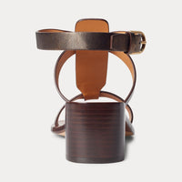 1 STOCK BRONZE HEEL SANDAL