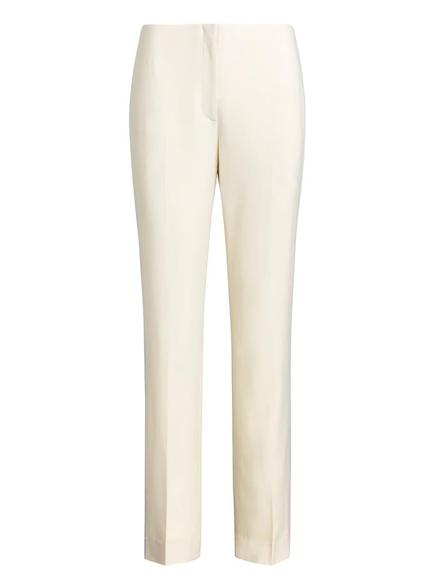 Pantalon Simone en crêpe de laine - Cream