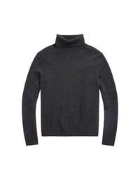Pull à col roulé en cachemire - Dark Grey Melange