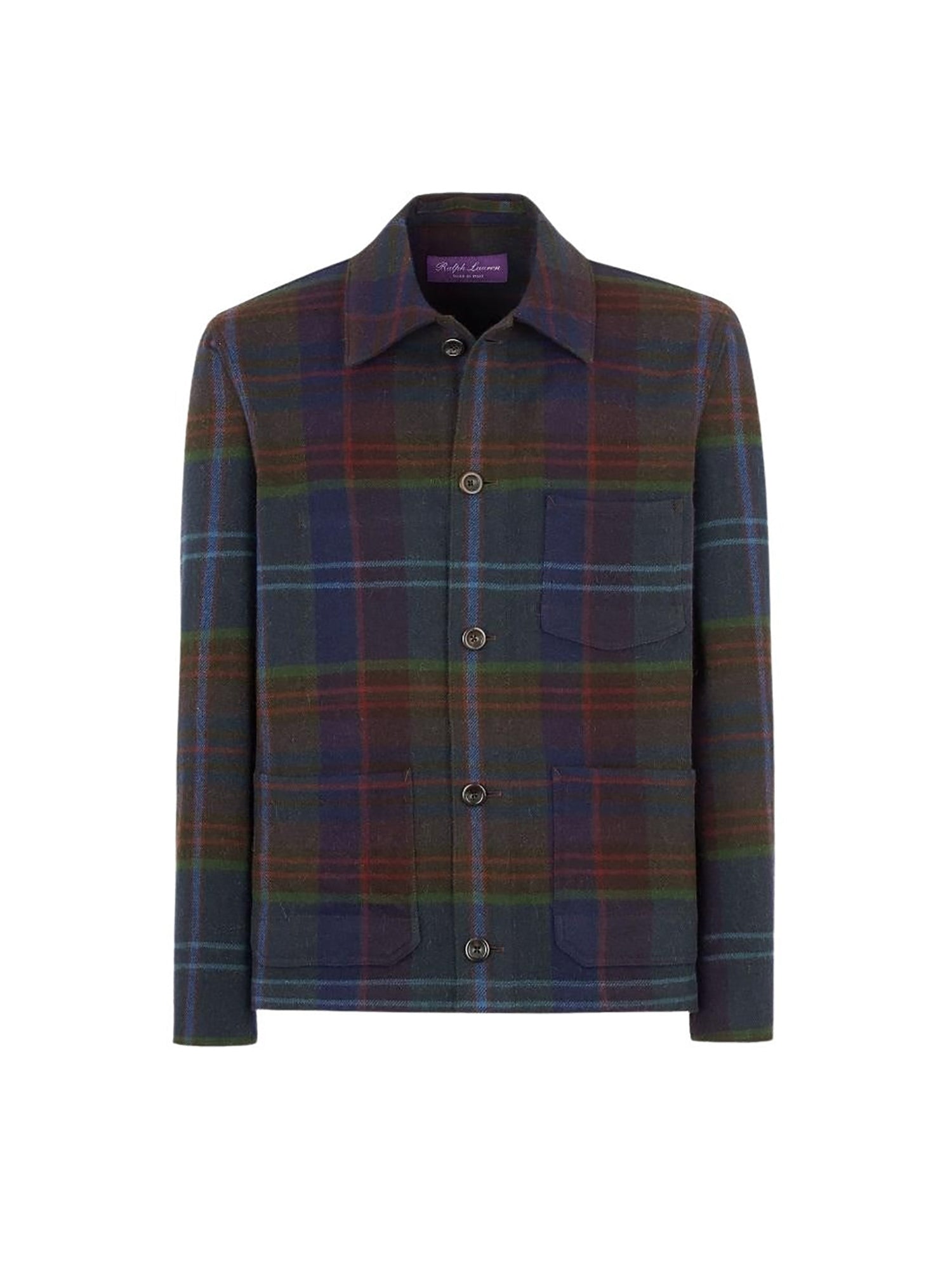 CHECK FRONT - Spring Navy