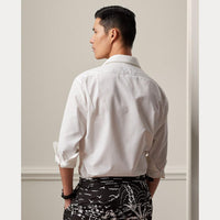 Chemise en popeline à monogramme - White W & Black Emb