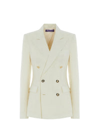 Camden jacket in linen - Lux Cream