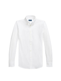 Chemise Oxford en jersey - White
