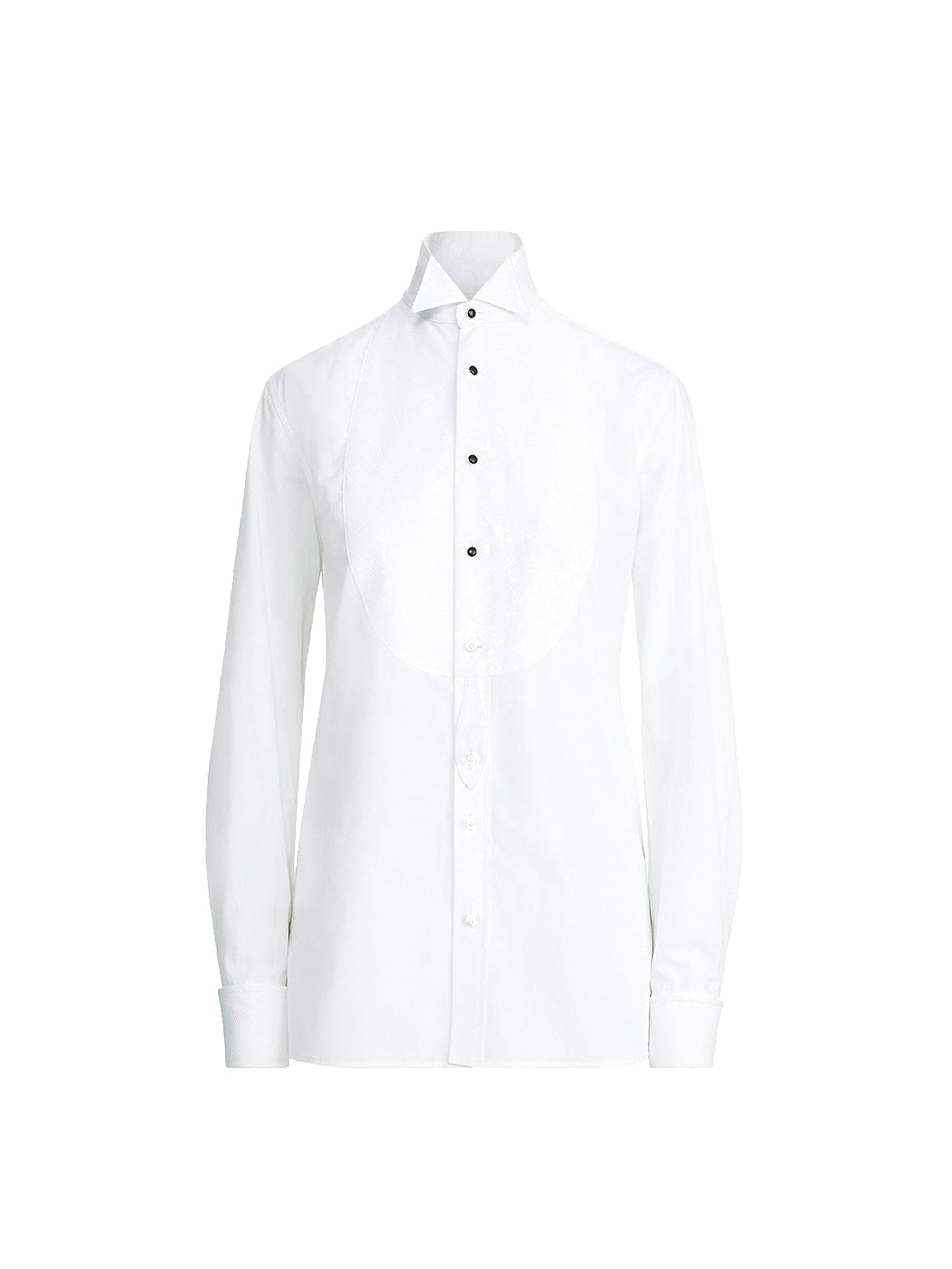 Chemise Marlie à col cassé en coton - Blanc