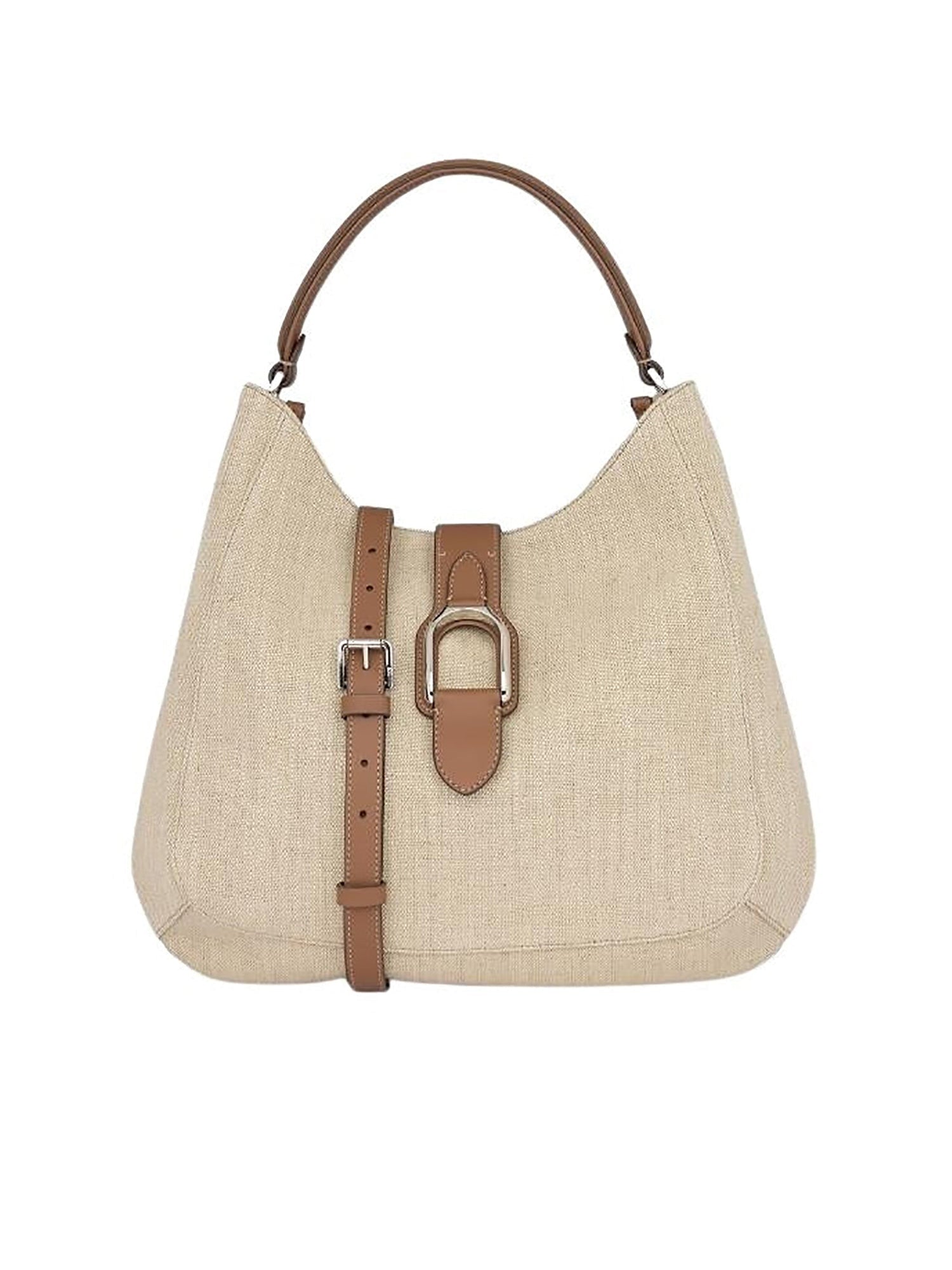 1pcs / DJV / IN-12 / OUT-12 / ST-100% / PRIX DJV-490€  // NATURAL/RL GOLD SHOULDER BAG MEDIUM WLLGTN HOBO
