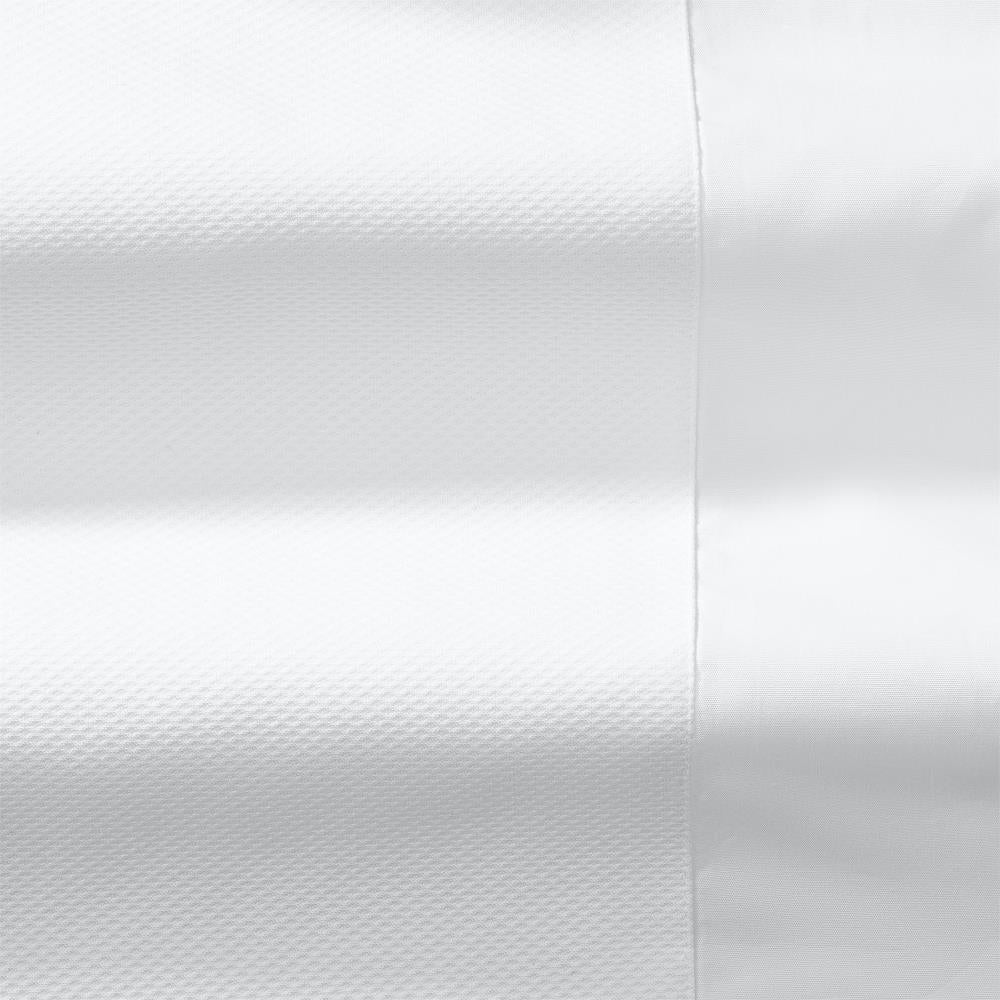 Chemise col cassé à plastron - White