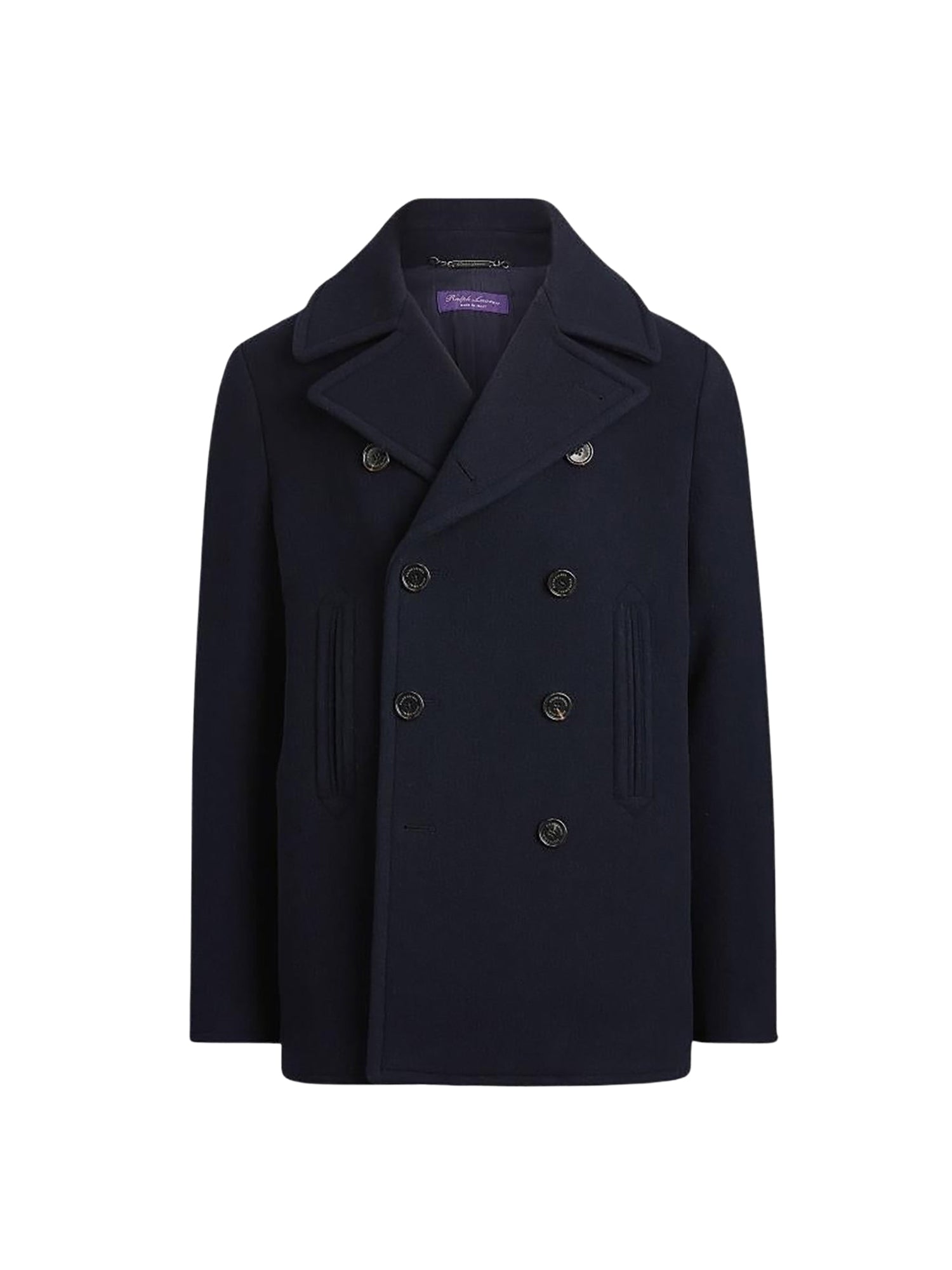 Fullerton wool and cashmere pea jacket - Classic Chairman Navy