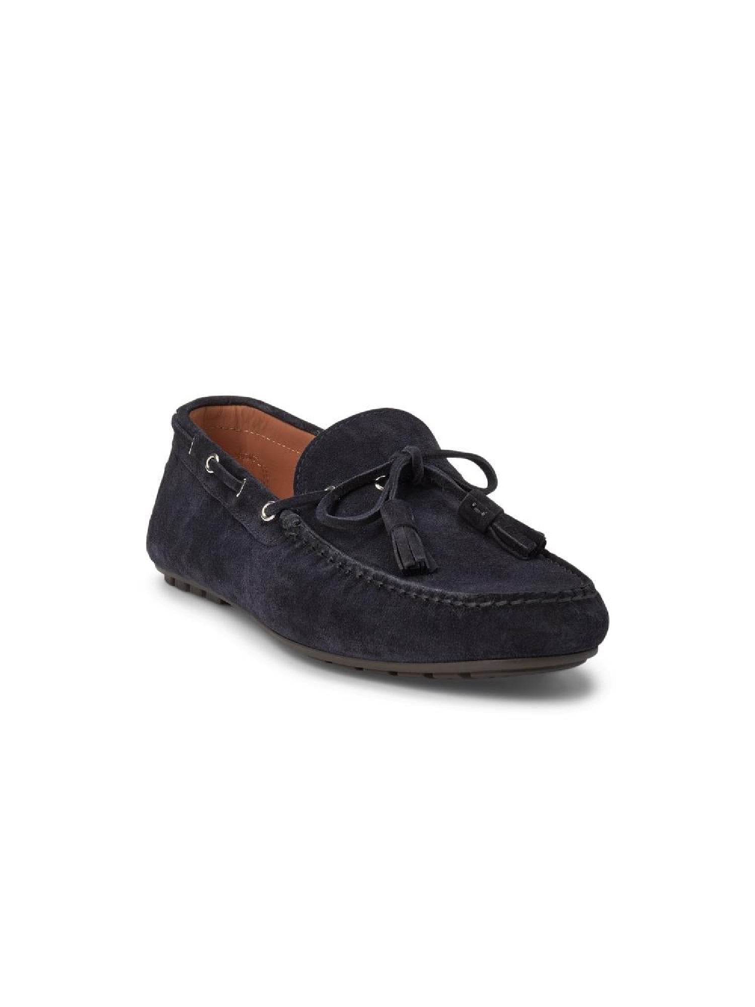 Harold leather driving loafers - Chairman Navy