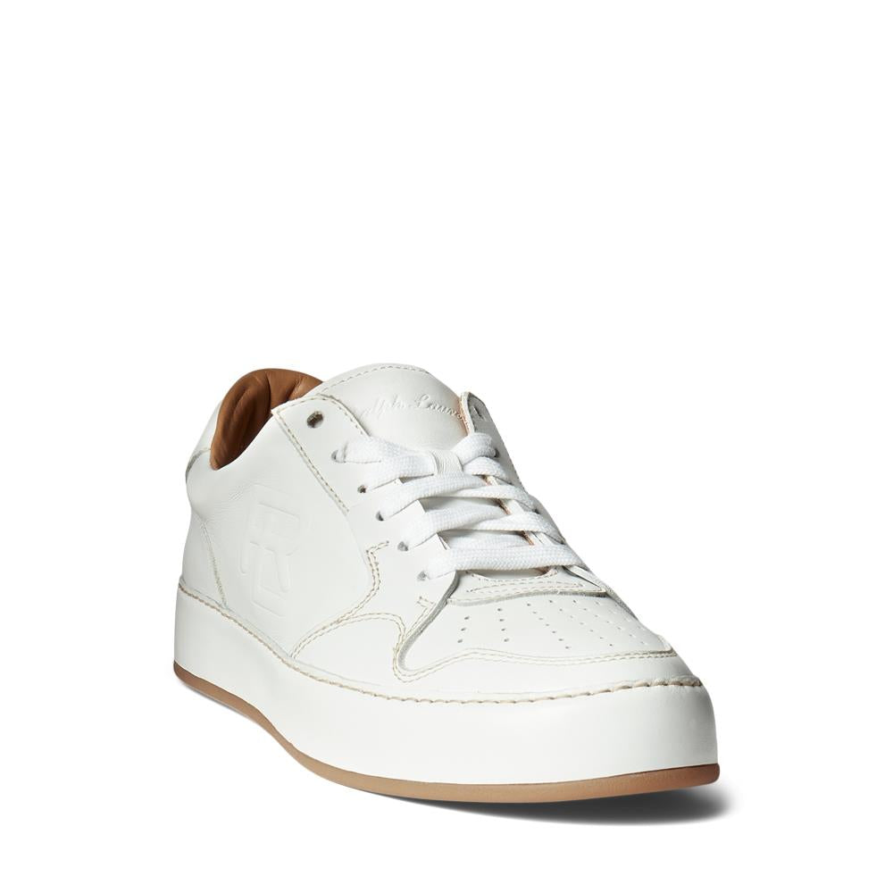 Baskets basses Jinett en cuir - White