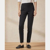 Pantalon Annie en laine stretch - Noir