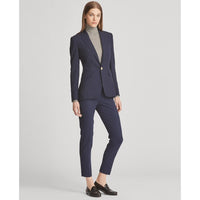 Pantalon sans poches en laine - Navy