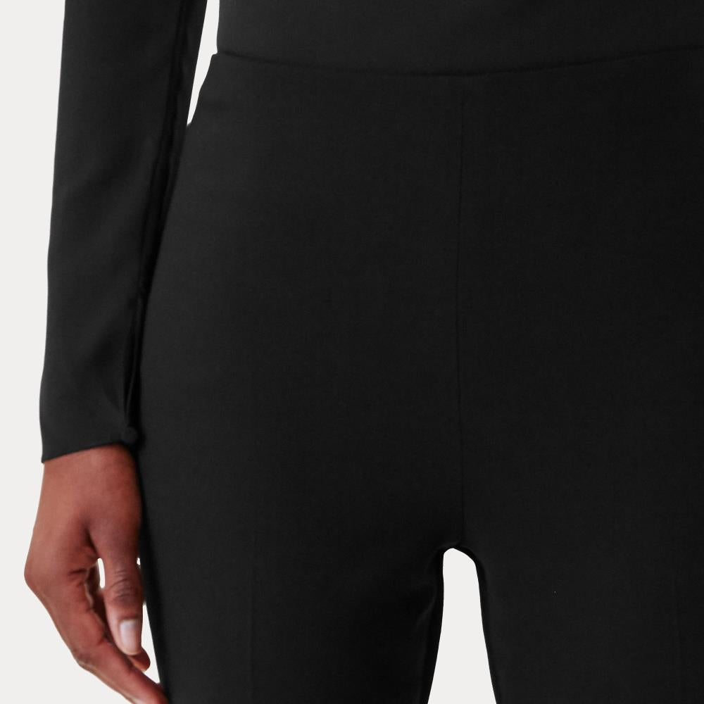 Pantalon Annie en laine stretch - Noir