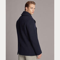 Fullerton wool and cashmere pea jacket - Classic Chairman Navy