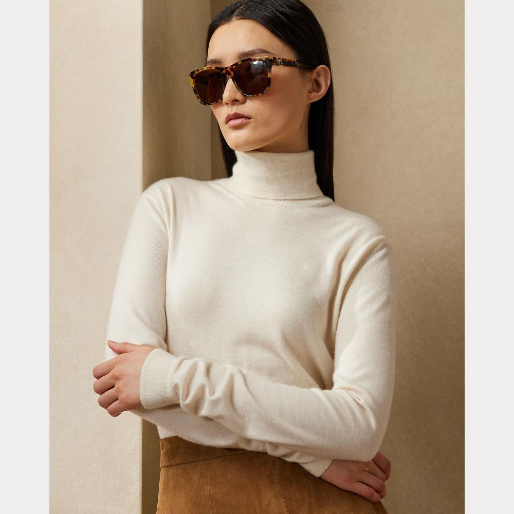 Pull à col roulé en cachemire - Lux Cream
