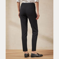 Pantalon Annie en laine stretch - Noir