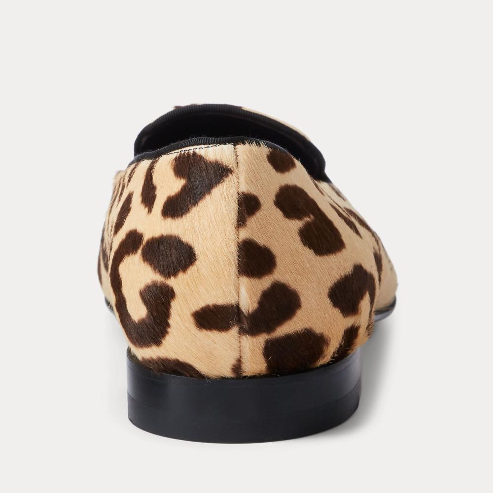 Chaussons Alonzo vachette motif léopard - Leopard