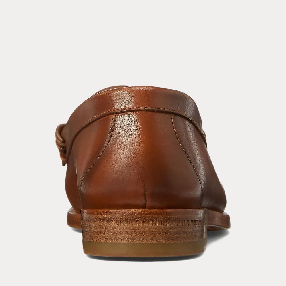 Mocassins Harlan en cuir tannée - Gold