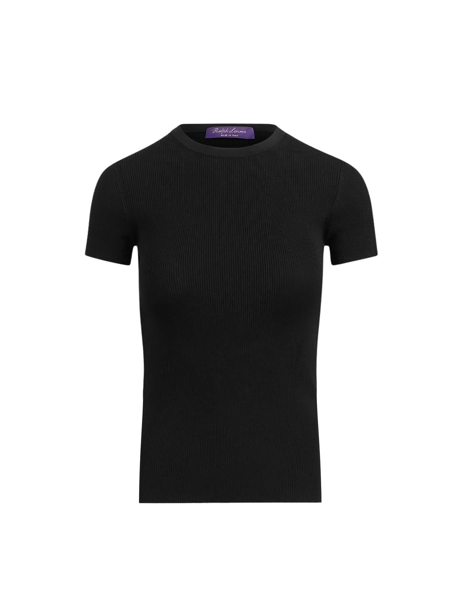 T-shirt maille en soie - Black