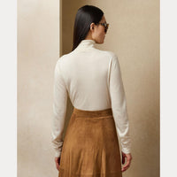 Pull à col roulé en cachemire - Lux Cream