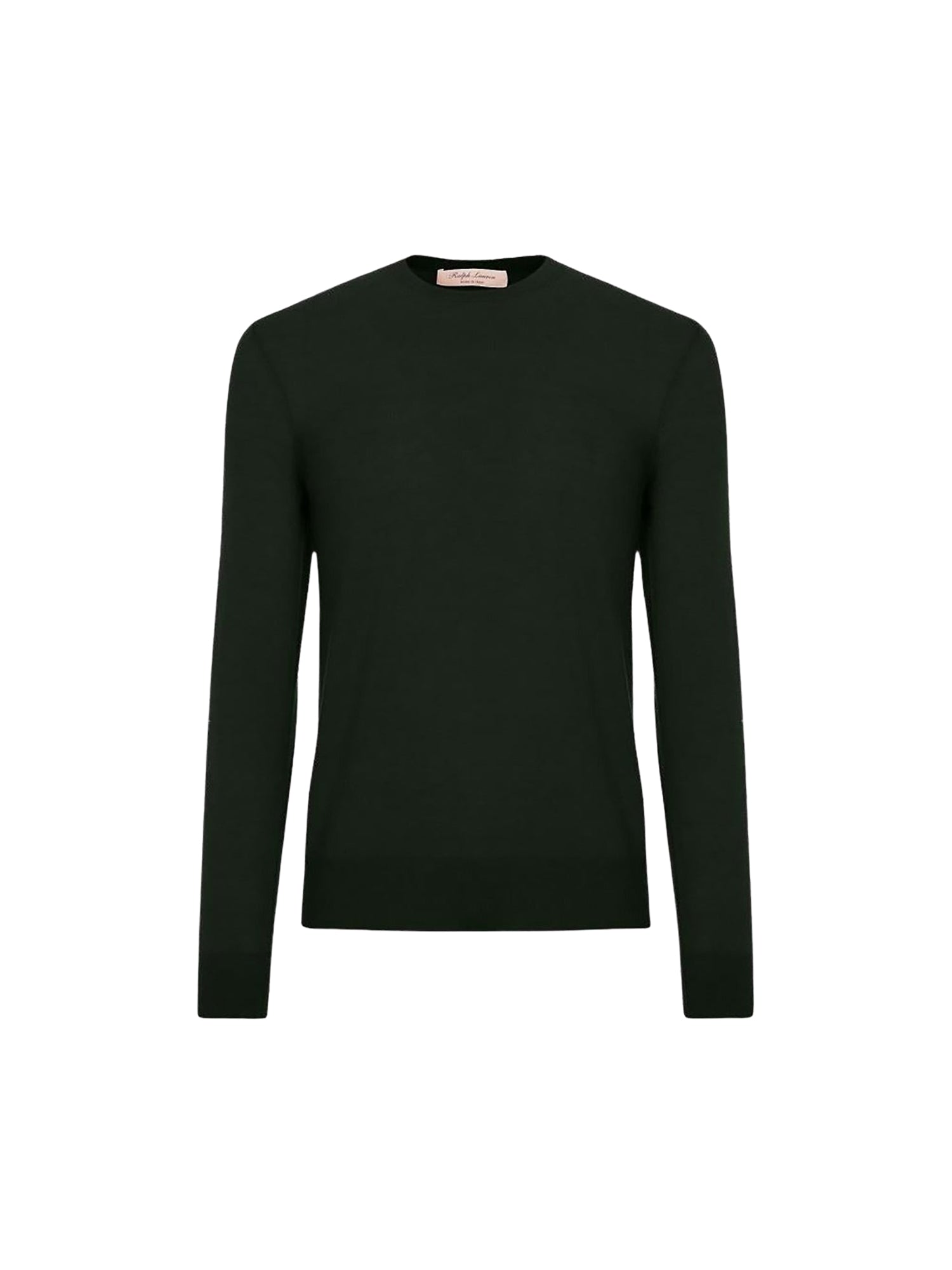 Pull col rond en cachemire - Carriage Green
